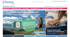 Desktop Screenshot of hjertestarter-norske.com